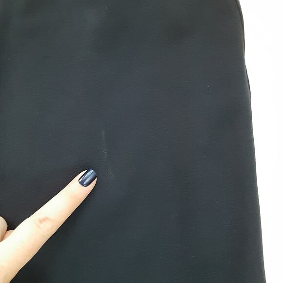 Soft Surroundings Perfect Ponte Knit Straight Leg Pants Navy Blue S Pull On - Picture 4 of 12